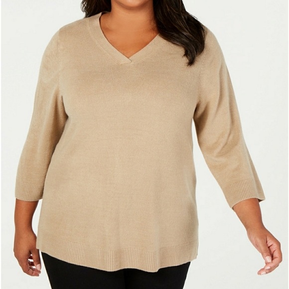 karen scott sweaters plus size